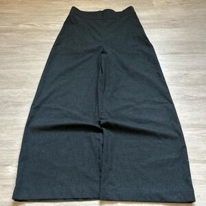 Wide-Leg Baggy Charcoal Grey Dress Pants Perfect Fit Vintage 26x28